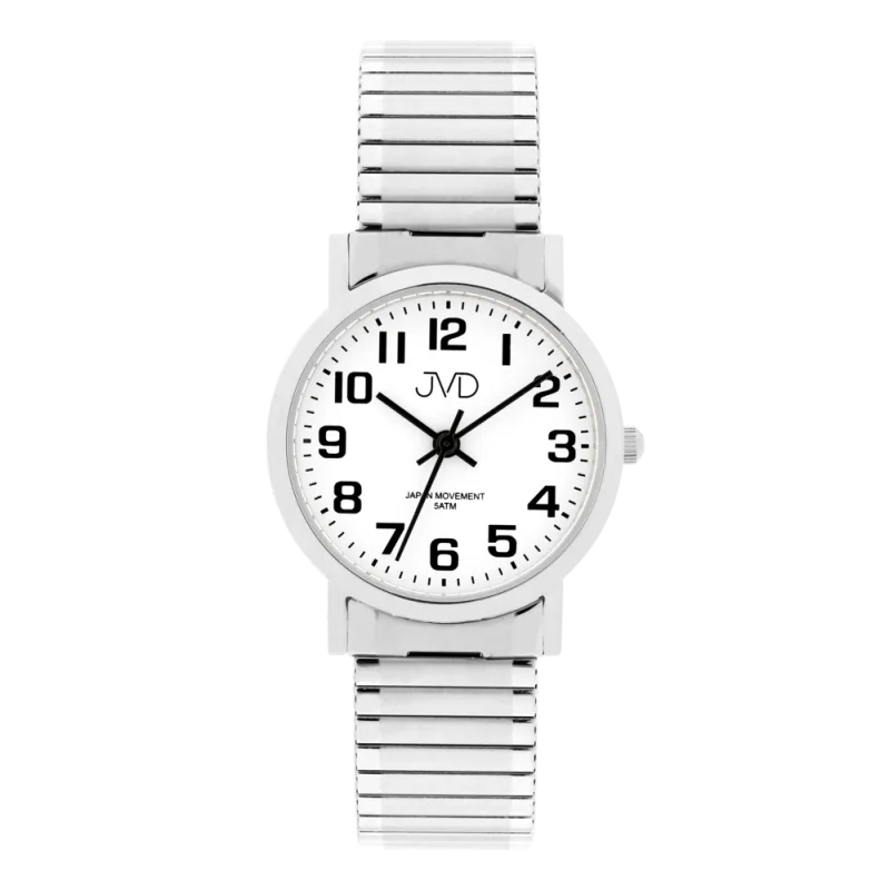 JVD Dámské módní ocelové hodinky na pružném pérovém řemínku JVD J4061.7