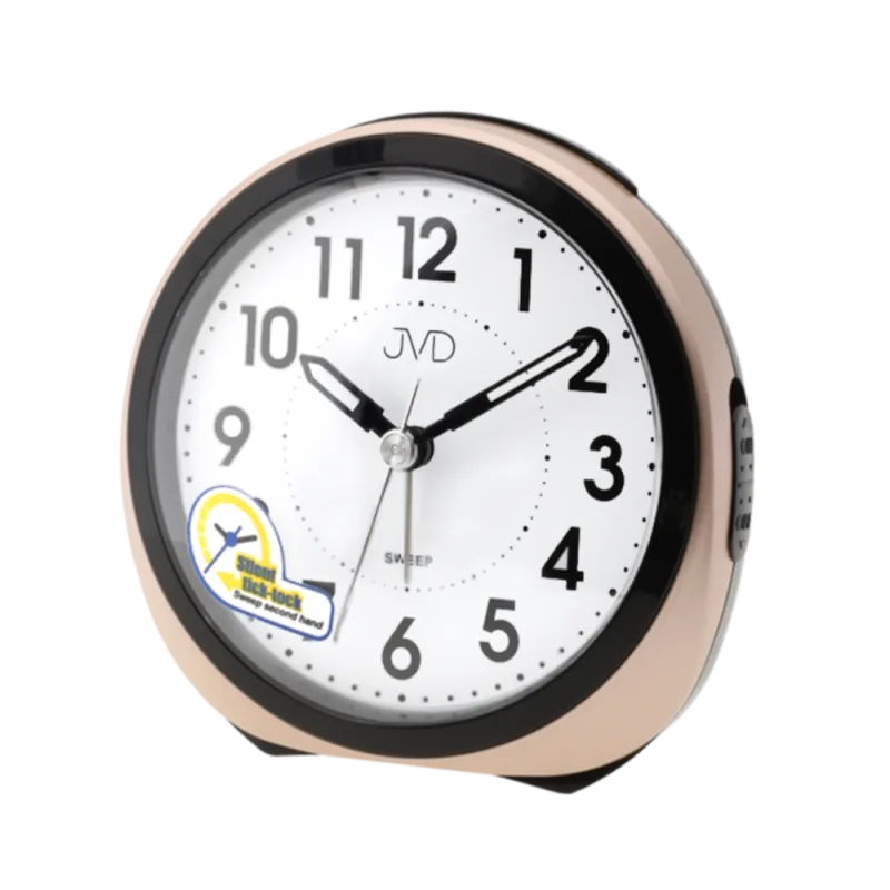 Budík Quartz JVD černo-rose SRP872.2