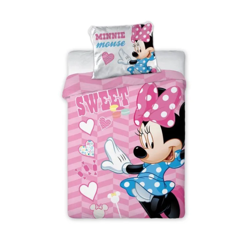 Obliečky do postieľky Minnie sweet 100x135/40x60 cm