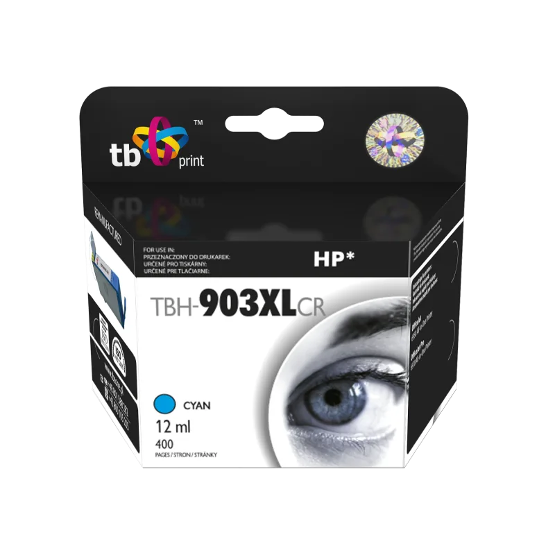 Ink. kazeta TB kompat. s HP OJ 6950, Cyan, ref TBH-903XLCR