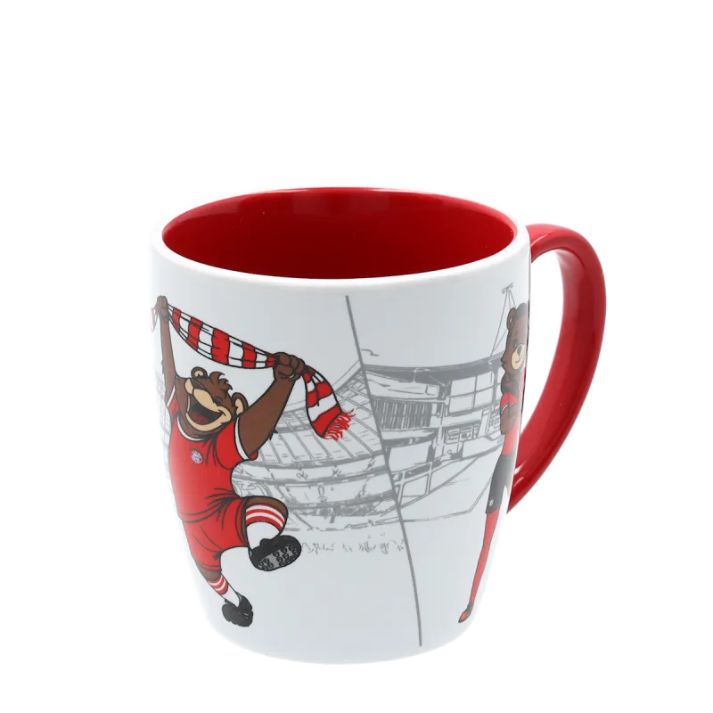 FC Bayern München - Bayern Mníchov hrnček bielo-červený - SKLADOM