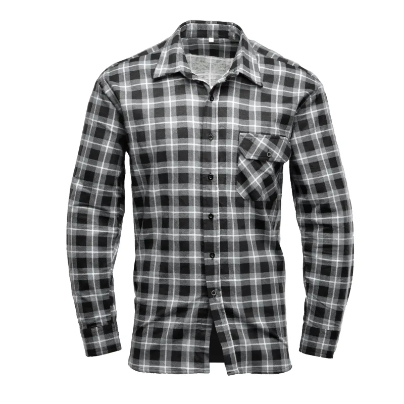 Polstar BONO LUX košeľa s dlhým rukávom sivá