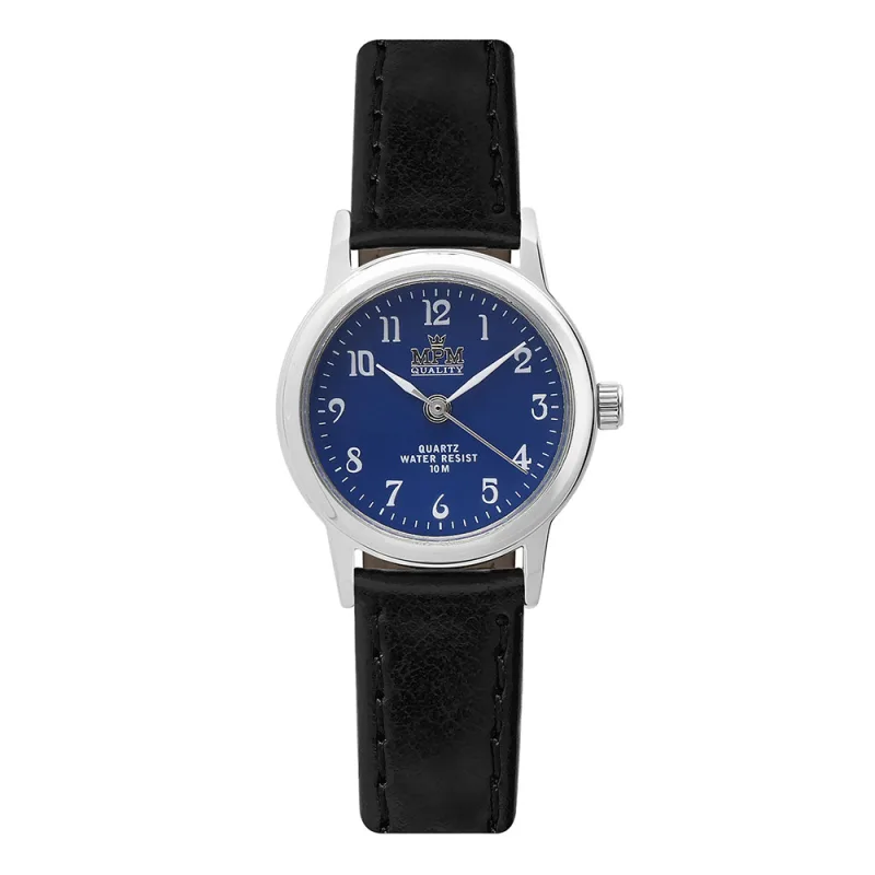 Elegantní dámské módní hodinky na koženém řemínku MPM Meredith - C W02M.10834.C