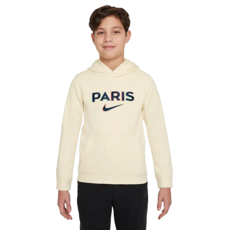 Nike Paris Saint-Germain FC - PSG mikina béžová detská