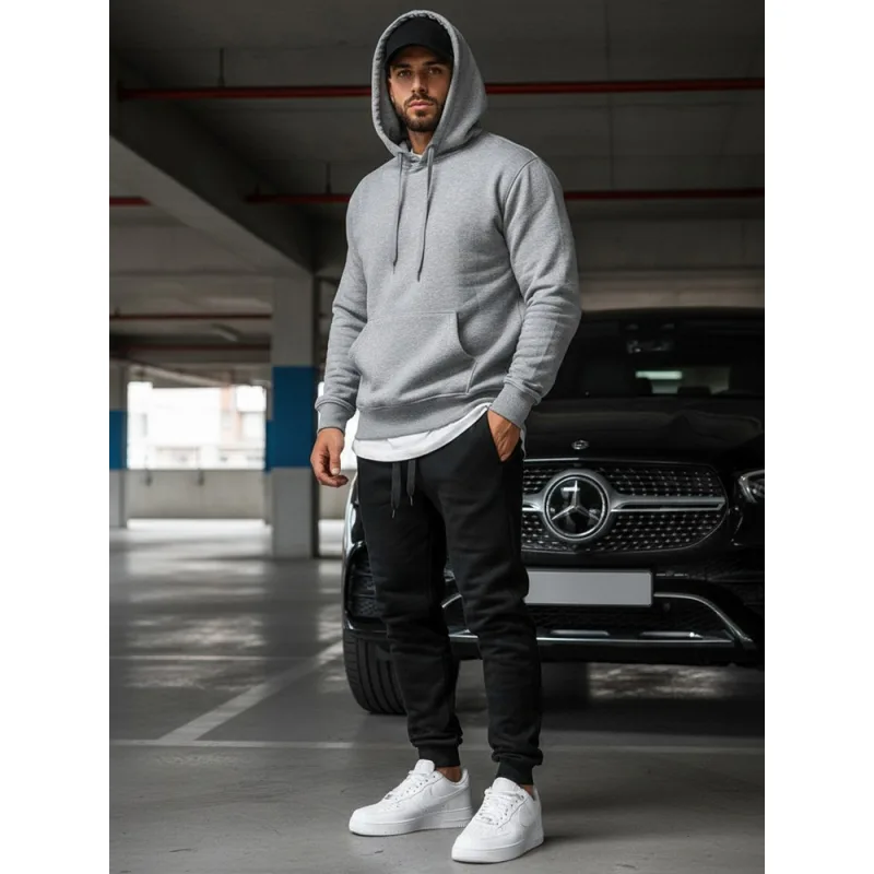 Pánske tepláky čierne Dstreet UX2395 M