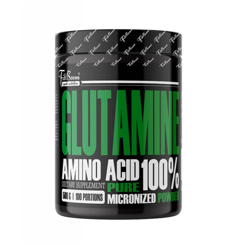 Glutamin 500 g - FitBoom Príchuť: Natural - Bez príchute