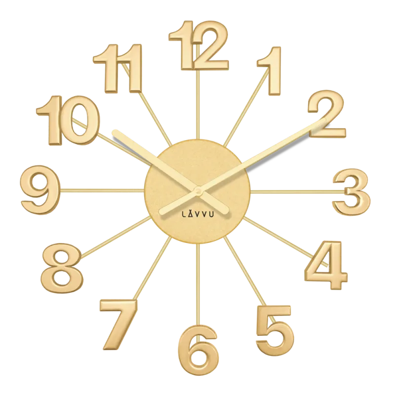 LAVVU Zlaté hodiny Nuance ⌀42cm LCT5002