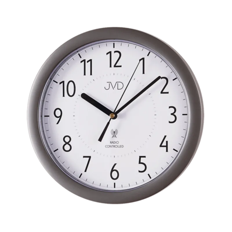 JVD Šedé čitelné rádiem řízené hodiny JVD RH612.11