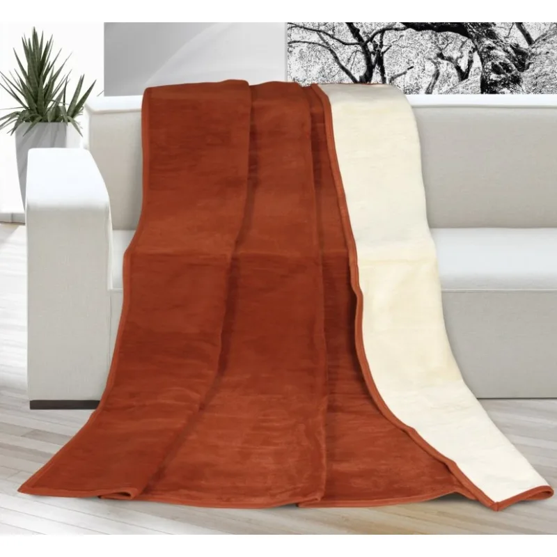 Deka Kira Plus Terra-béžová , Dvojlôžko 200x230 cm