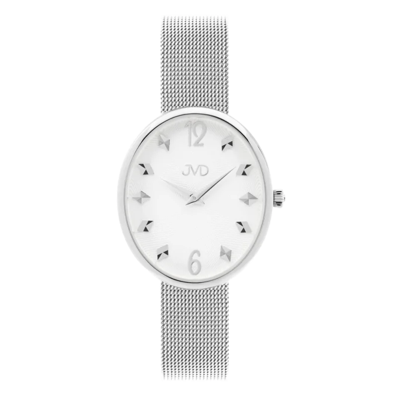 JVD Dámské oválné stříbrné hodinky JVD J4194.1