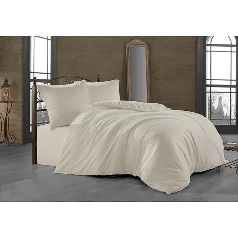 Brotex Obliečky Satén 140x220/70x90cm smotanové