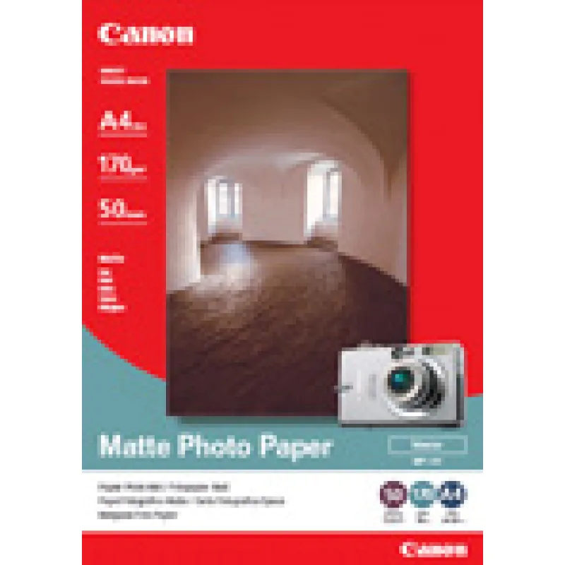 Canon MP-101, A4 fotopapier matný, 50 ks, 170g/ m 7981A005