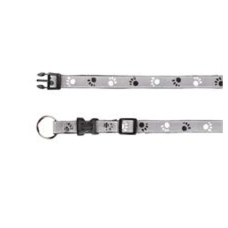 Reflexní obojek SILVER REFLECT (M-L) 35-55 cm/ 20 mm