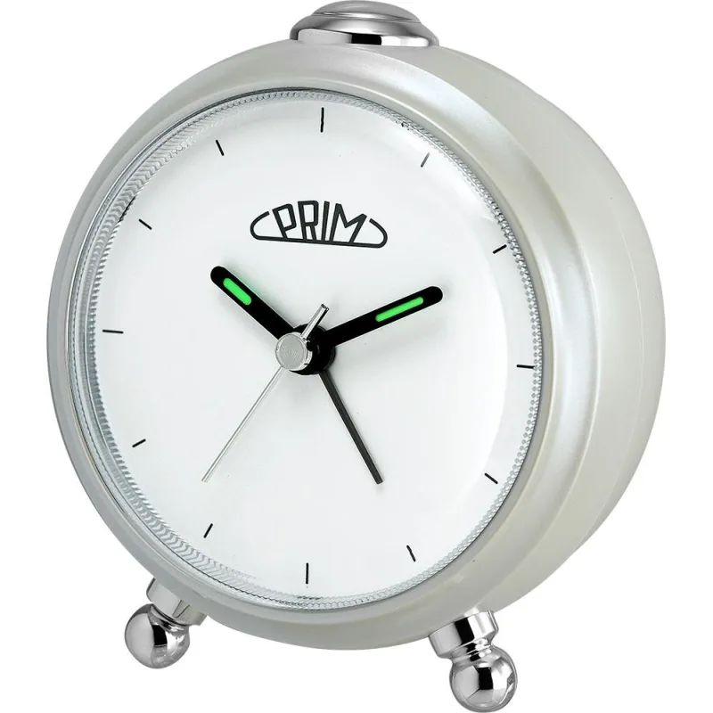 PRIM Perleťový budík Alarm Simply - C01P.3796.0200.I