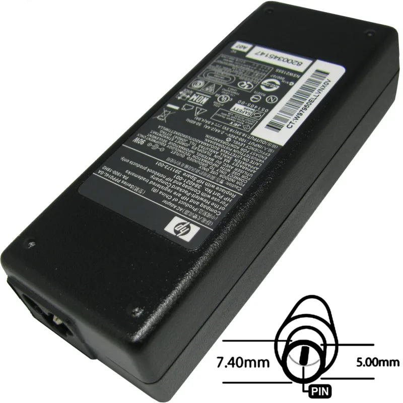 Napájací adaptér 90W 18, 5V, 7.4x5.0, originál HP 77011014
