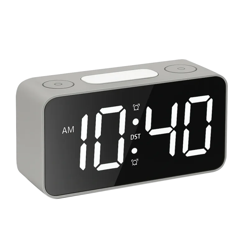 JVD Digitální svítící barevný budík JVD SB2020.2 s nastavitelnými barvami číslic