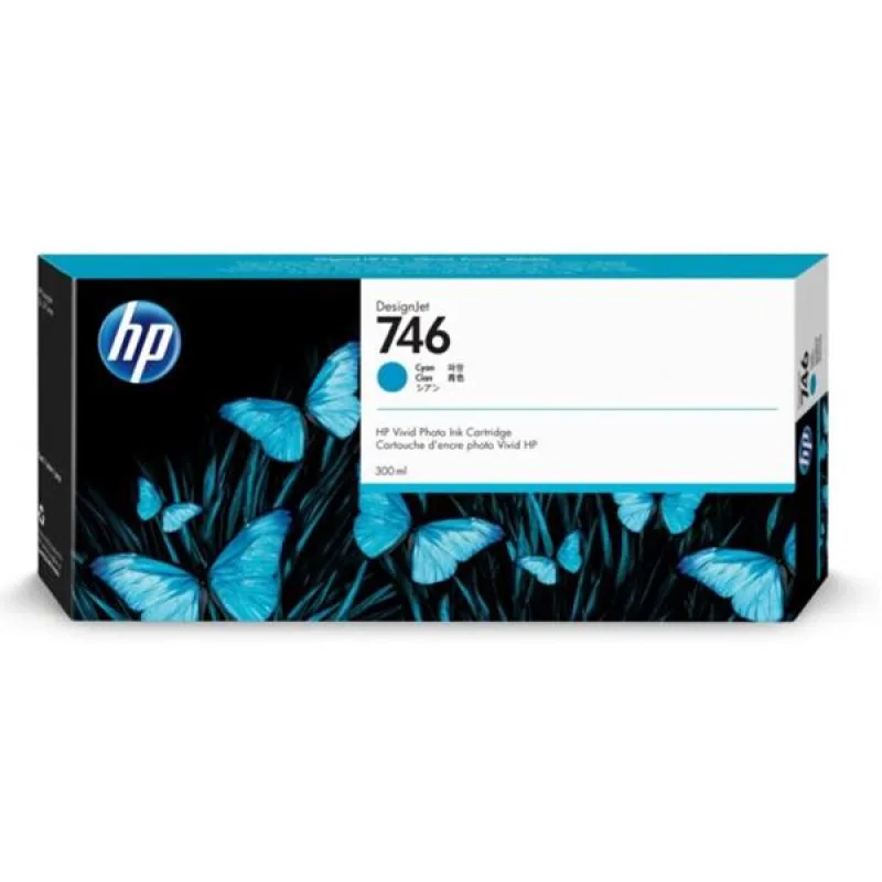 Atramentová náplň HP 746 - azúrová P2V80A