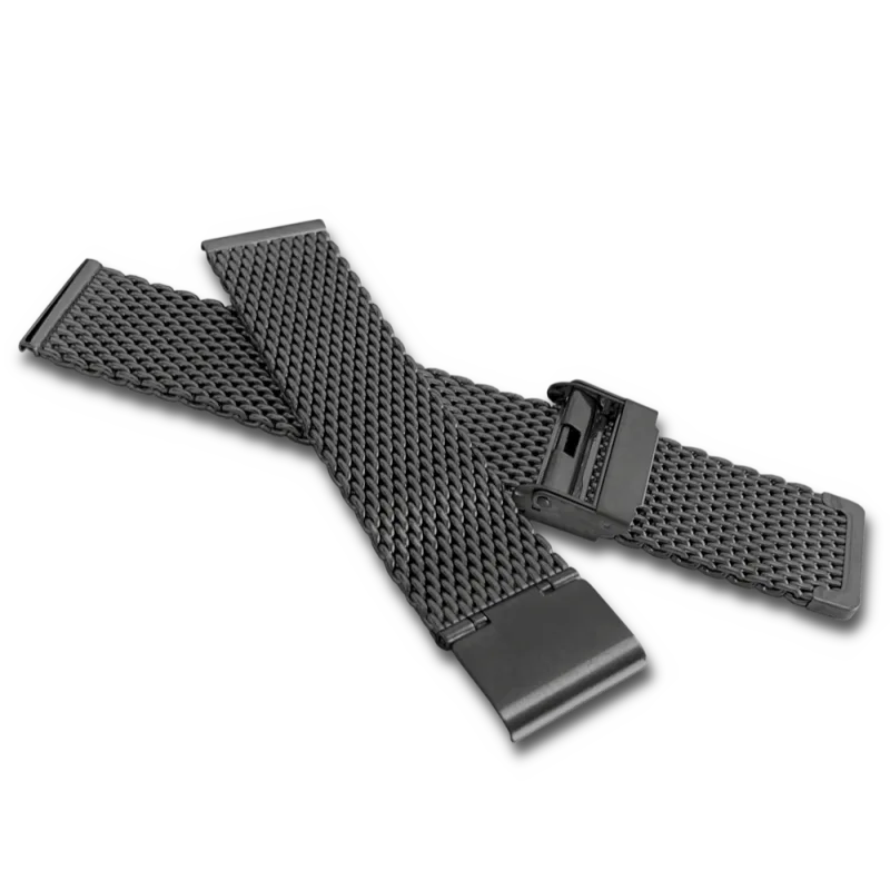 LAVVU Černý kovový tah MESH Band Gun - 20 LPSNB20