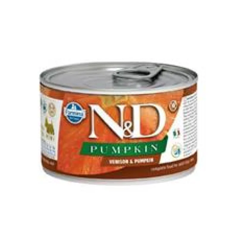 N&D DOG PUMPKIN Adult Venison & Pumpkin Mini 140 g + 1 ks ZDARMA