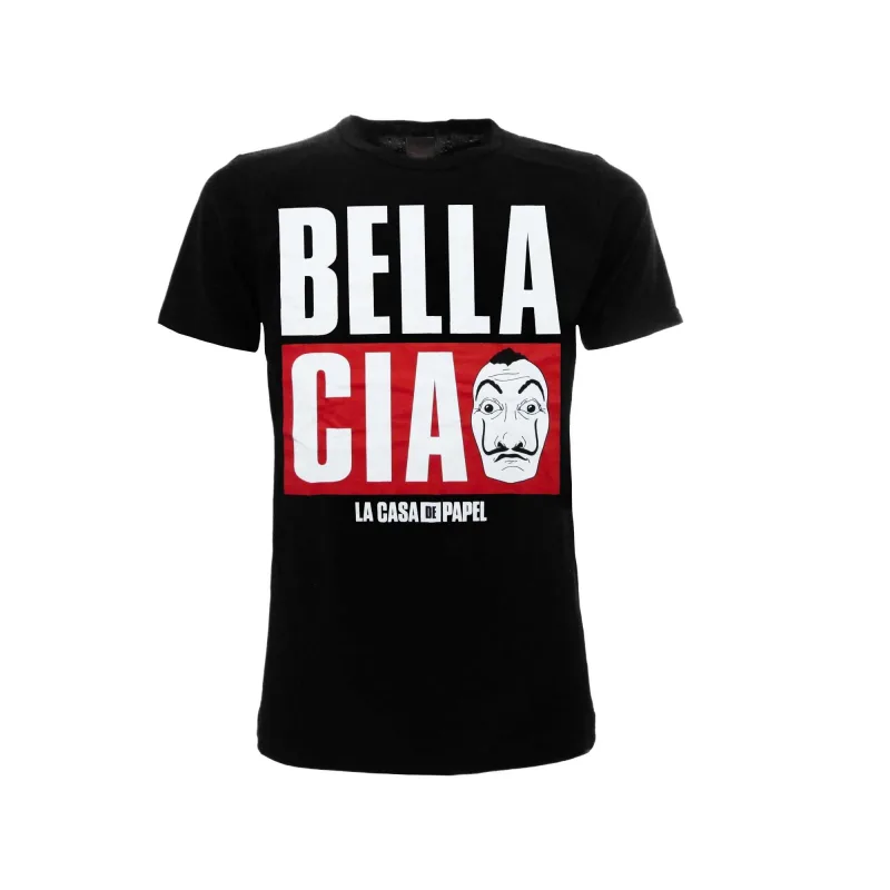 La casa de papel (Money Heist / Papierový dom) tričko čierne pánske