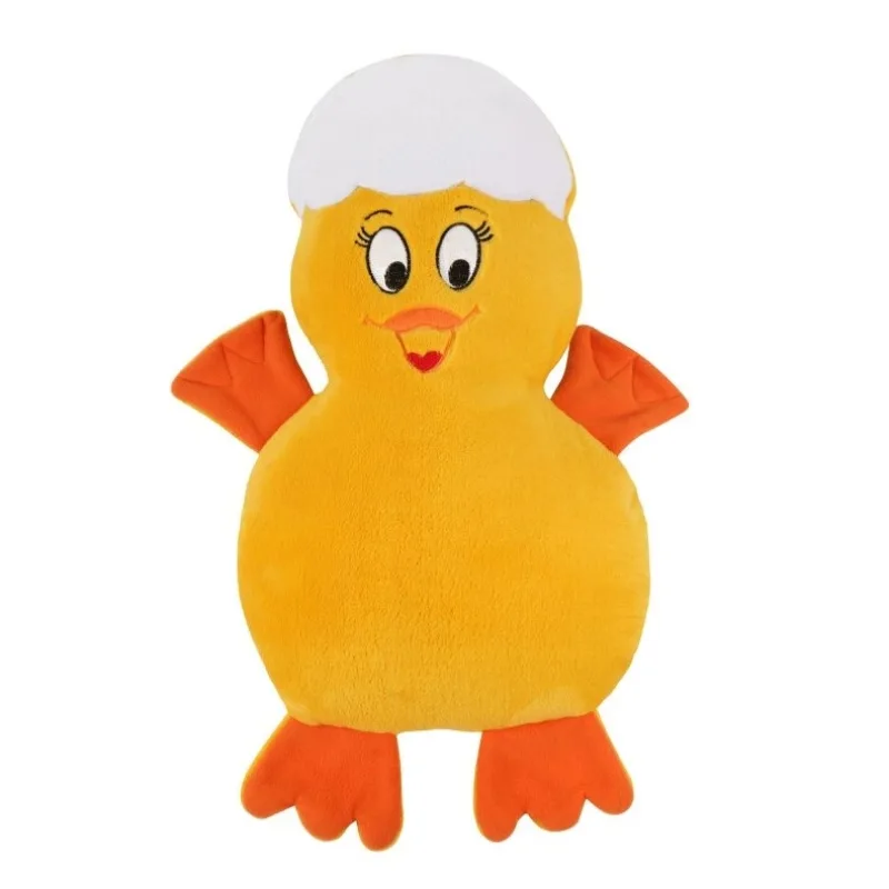 Tvarovaný vankúšik kuriatko žlté