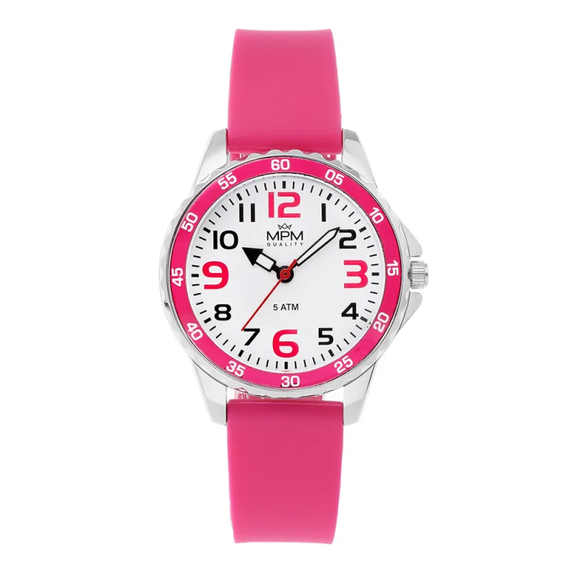 MPM Dívčí dětské hodinky růžové W05M.11330.D