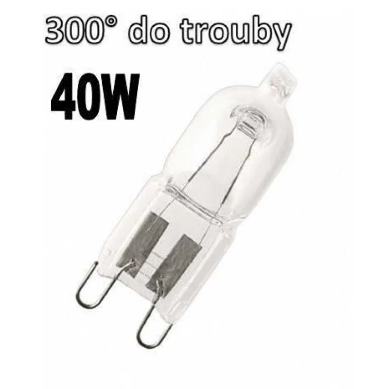 OSRAM G9 40W halogen 300° stupňů do trouby 355412,00