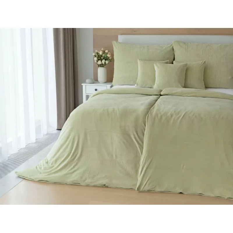 Matějovský Obliečky Bavlnený mikroplyš PREMIUM MÄTOVÝ 70x90 cm