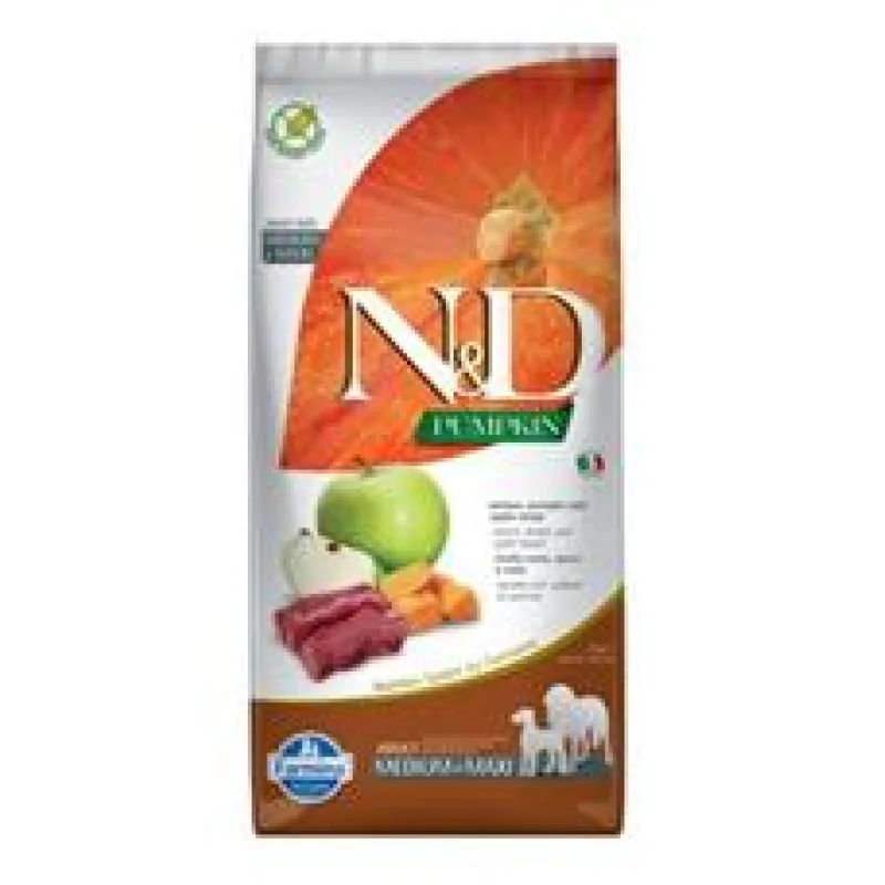 N&D Pumpkin DOG Adult M/L Venison & Apple 12 kg