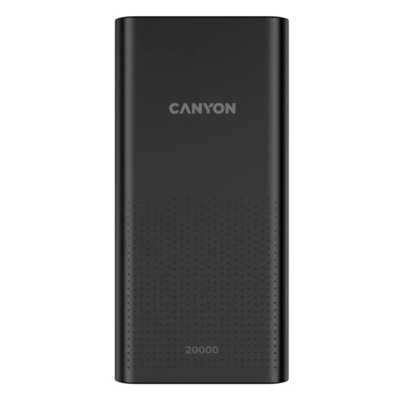 Canyon PB-2001, Powerbank, Li-Pol, 20.000 mAh, Vstup: 1x Micro-USB, 1x…