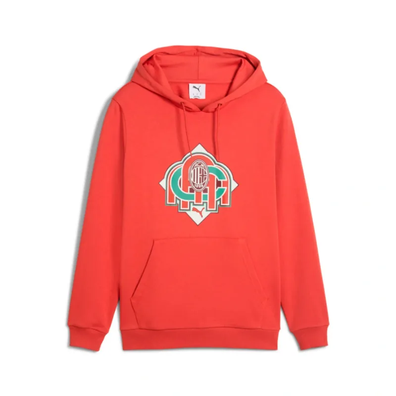 Puma AC Miláno (AC Milan) mikina červená pánska