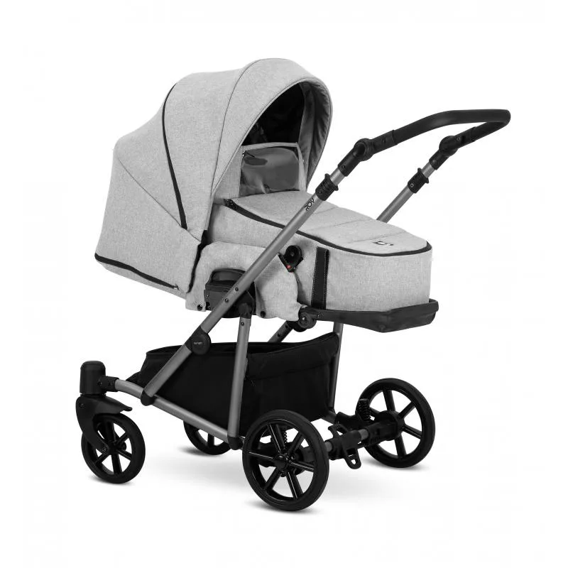 Kočík Kunert Roy grey frame 2v1 - grey