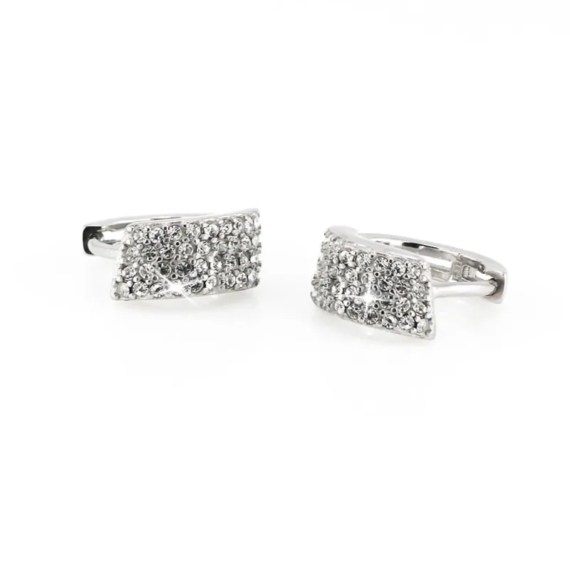MPM Ocelové náušnice z chirurgické oceli Earrings 7757 - Silver