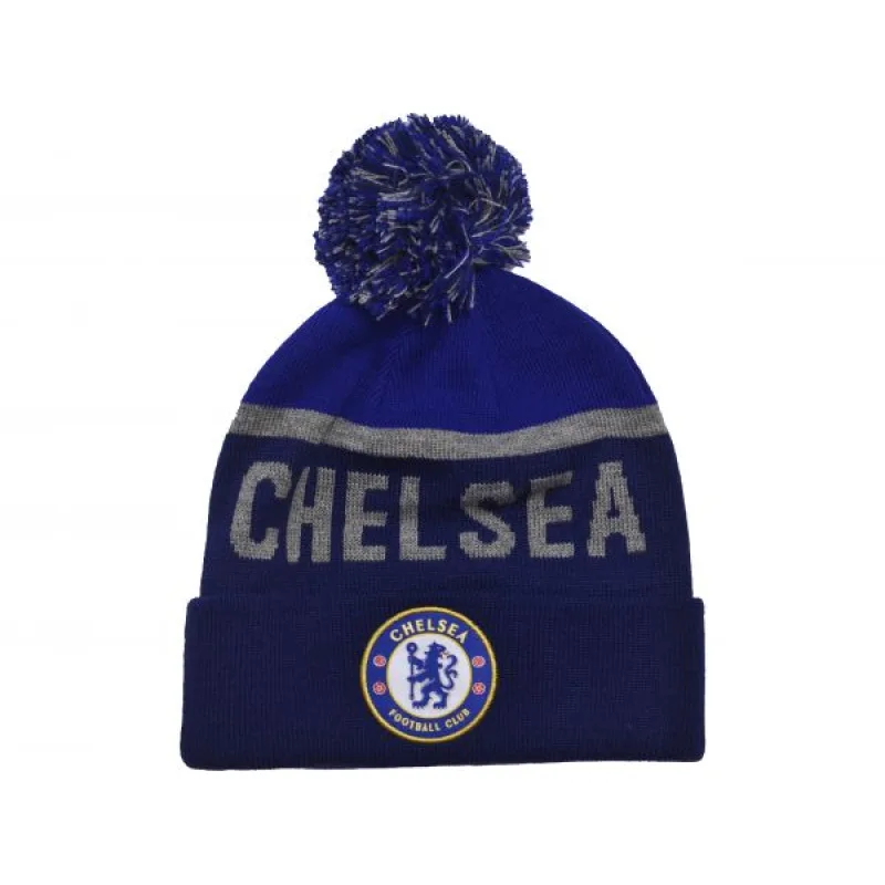 Chelsea FC pletená zimná čiapka modrá - SKLADOM