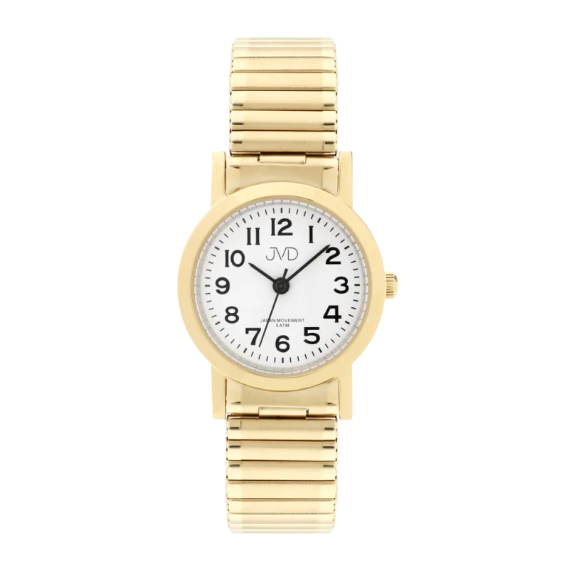 JVD Dámské módní ocelové hodinky na pružném pérovém řemínku JVD J4061.8