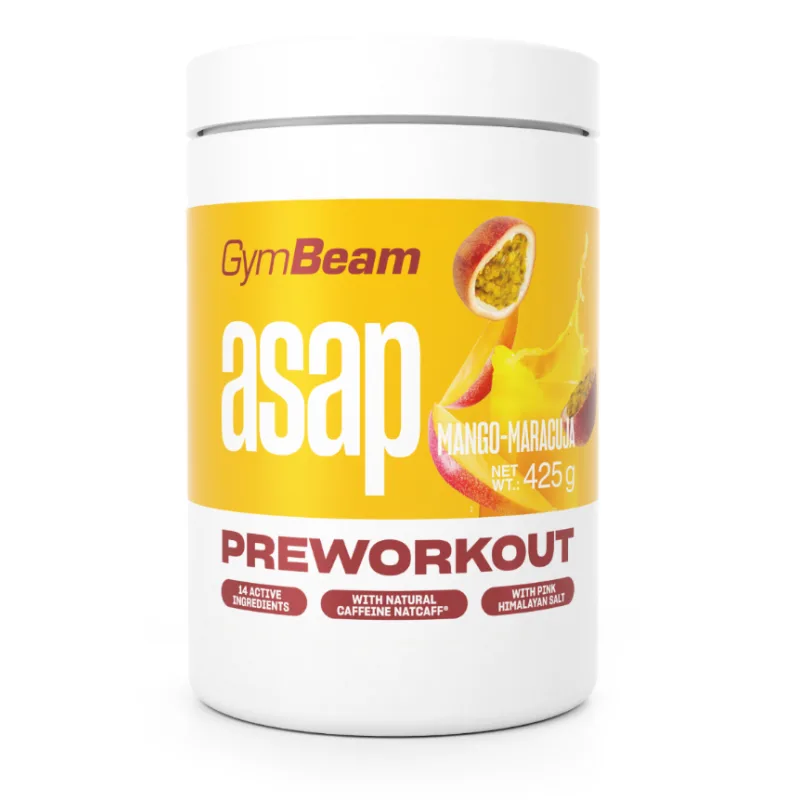 ASAP Pre-Workout 425 g - GymBeam Príchuť: Jahoda - Kiwi