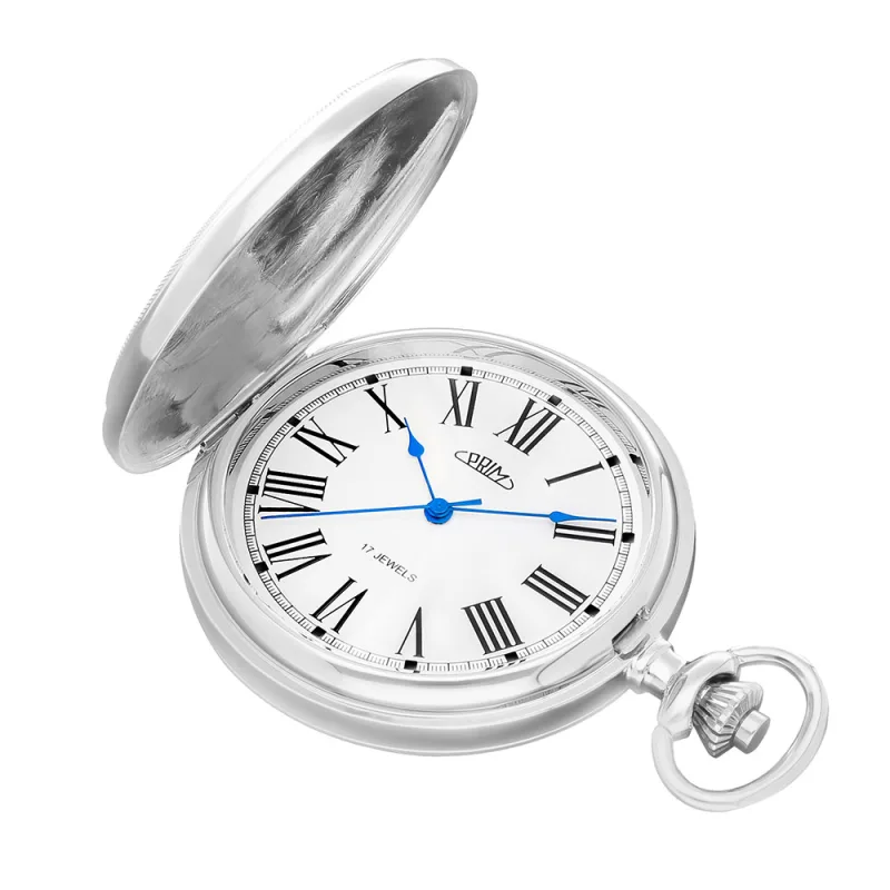 PRIM PRIM Klasické mechanické kapesní hodinky PRIM s ručním nátahem PRIM Pocket Symbol - W04P.13224.A