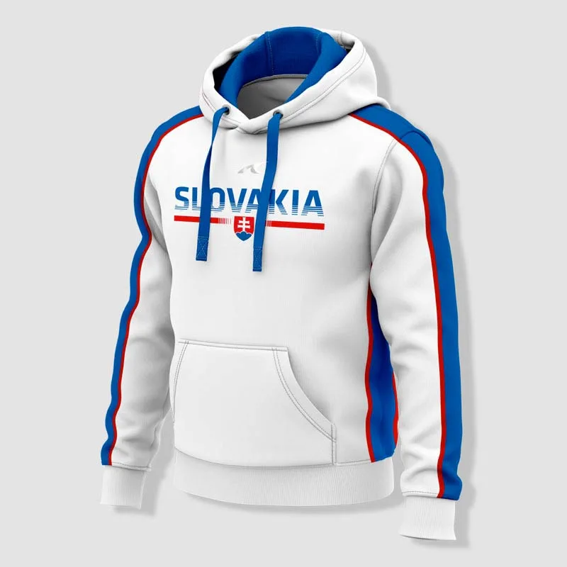 Slovensko Slovakia mikina biela pánska