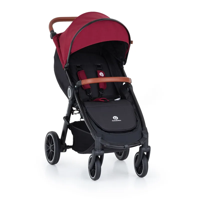 PETITE&MARS kočík športový Street+ RWS oak deep ruby complete