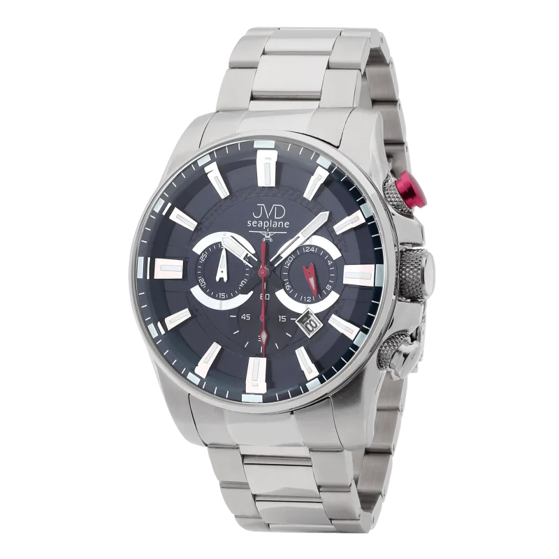 Pánské vodotěsné náramkové hodinky JVD JE1004.3 - chronograf 10ATM
