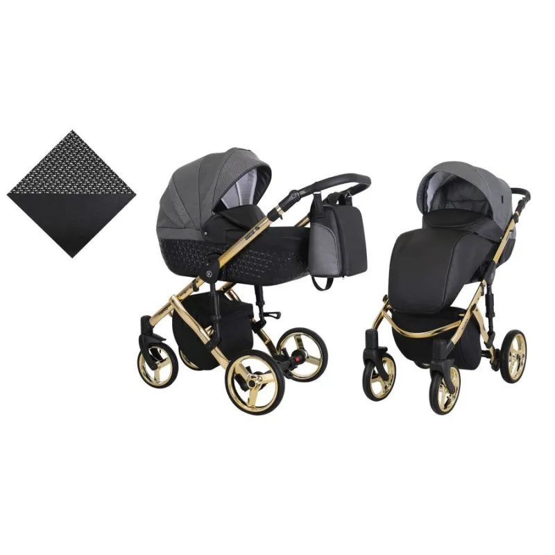 Kočík Kunert Tiaro Premium gold frame 2v1 - 06