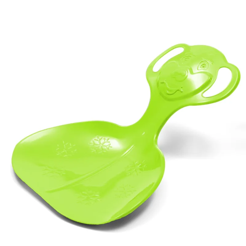 Detský sánkovací klzák lopata Baby Mix COMFORT LINE M zelený