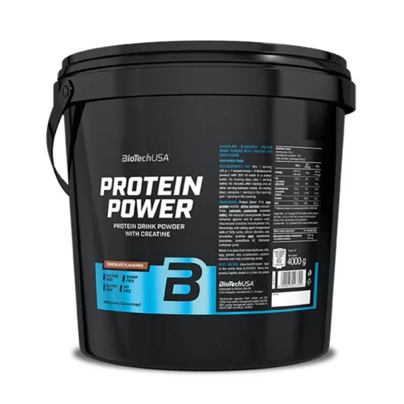 Protein Power 4000 g - BioTech USA Príchuť: Jahoda - Banán