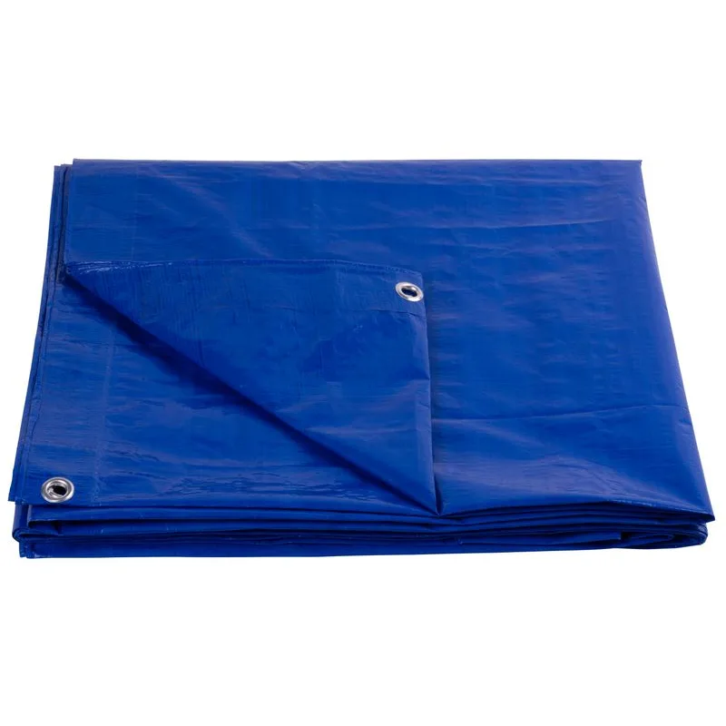 Strend Pro Plachta Tarpaulin Standard 10x15, zakrývacia, 80 g/m2, modrá, s okami