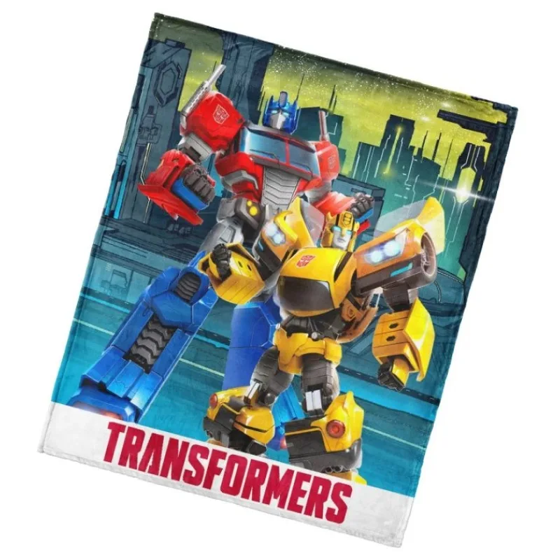 Detská deka Transformers Bumblebee a Optimus Prime 130x160 cm
