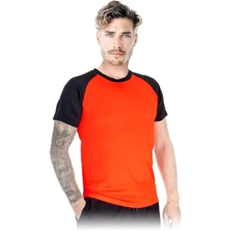 Reis BILBAO PB športové tričko oranžová/čierna