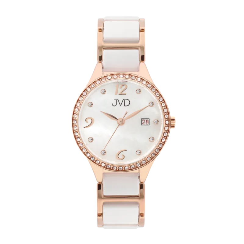 JVD Dámské rose gold náramkové hodinky JVD JG1031.3