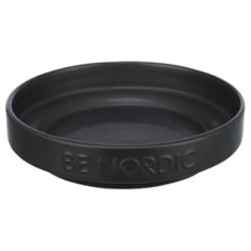BE NORDIC keramická miska plytká 0,3l/16cm černá