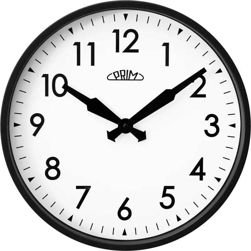 PRIM Nástěnné plastové hodiny PRIM Oliver E01P.4459.9000