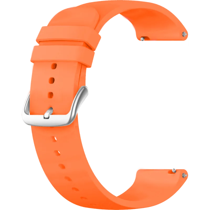 LAVVU Oranžový silikonový řemínek na hodinky - 18 LS00O18